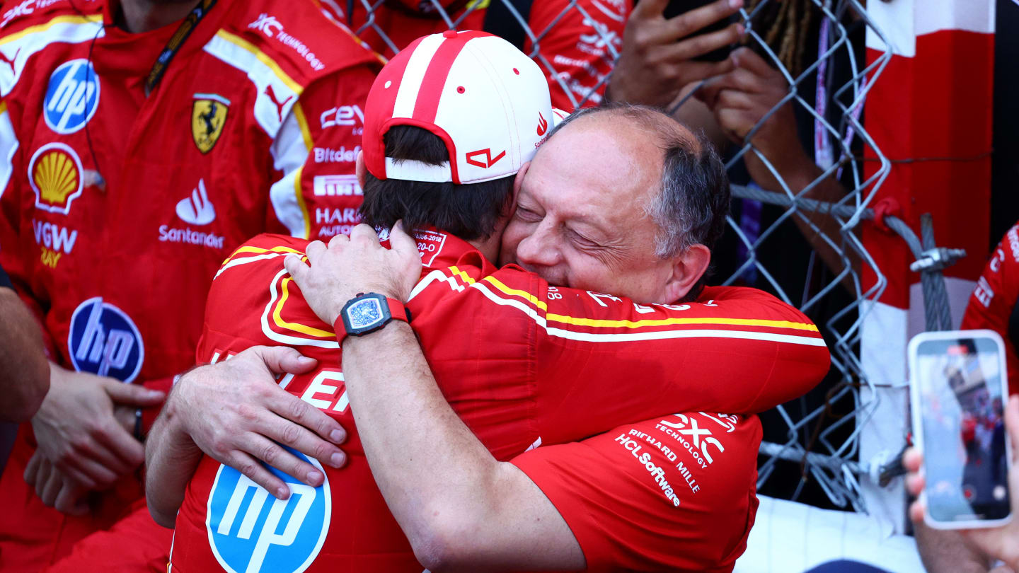 MONTE-CARLO, MONACO - MAY 26: Race winner Charles Leclerc of Monaco and Ferrari celebrates with