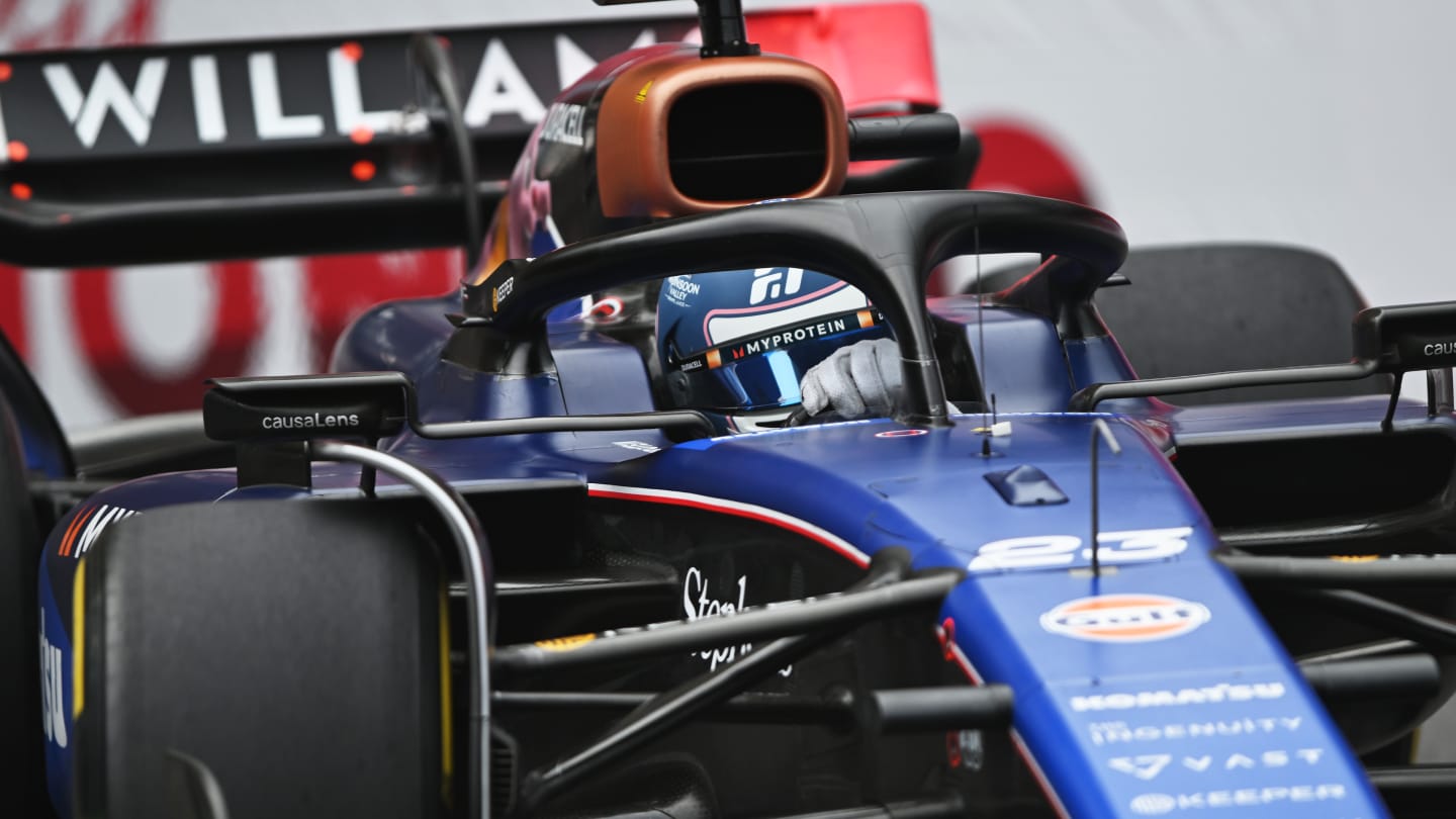 MONTE-CARLO, MONACO - MAY 26: Alexander Albon of Thailand driving the (23) Williams FW46 Mercedes