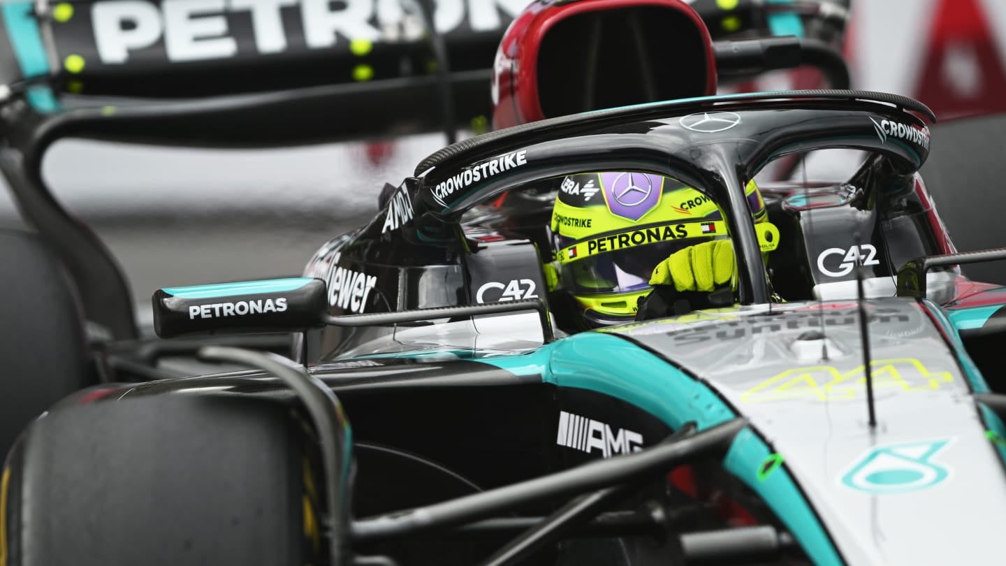 MONTE-CARLO, MONACO - MAY 24: Lewis Hamilton of Great Britain driving the (44) Mercedes AMG