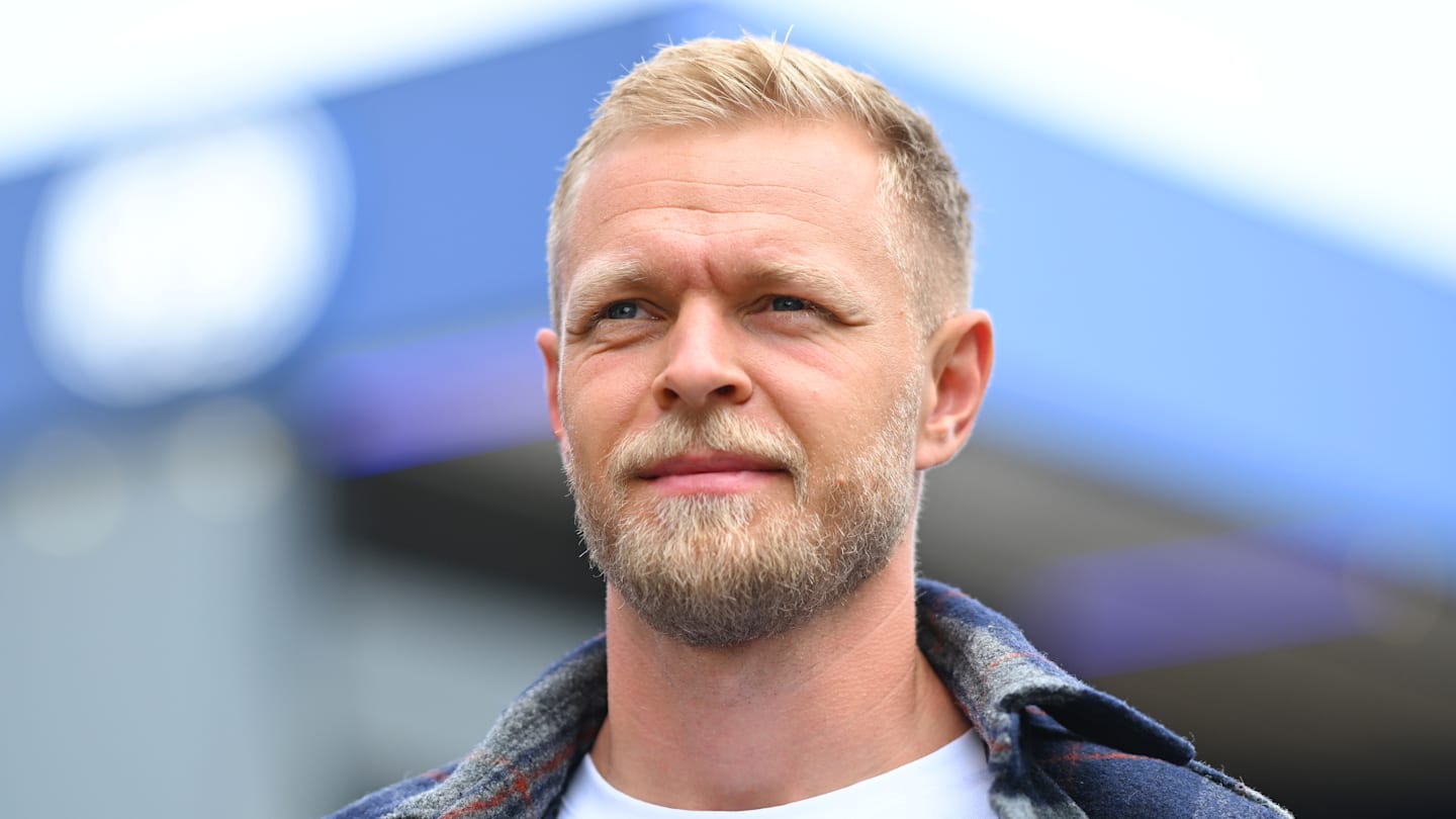 ZANDVOORT, NETHERLANDS - AUGUST 22: Kevin Magnussen of Denmark and Haas F1 walks in the Paddock