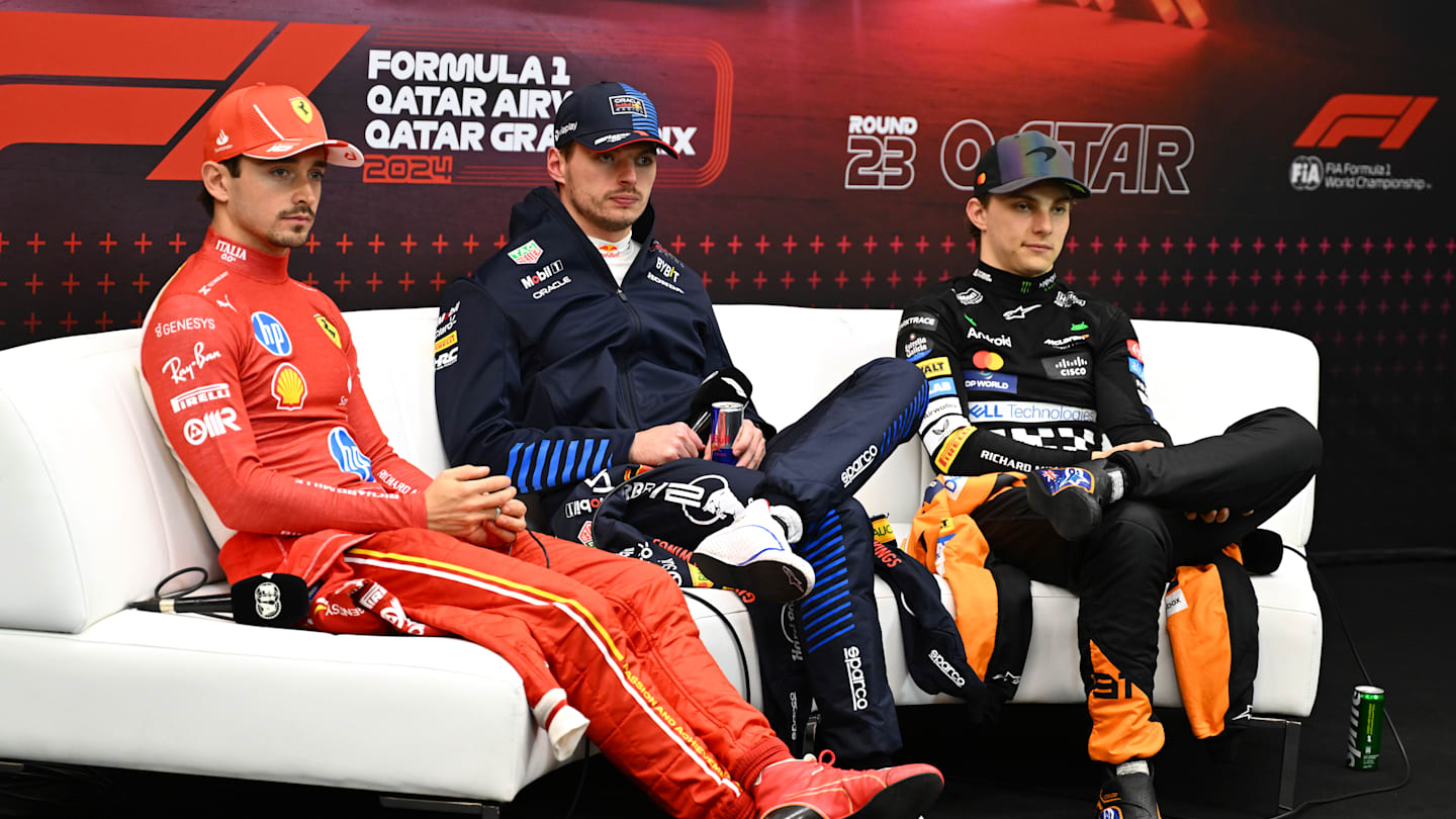 LUSAIL CITY, QATAR - DECEMBER 01: Race winner Max Verstappen of the Netherlands and Oracle Red Bull