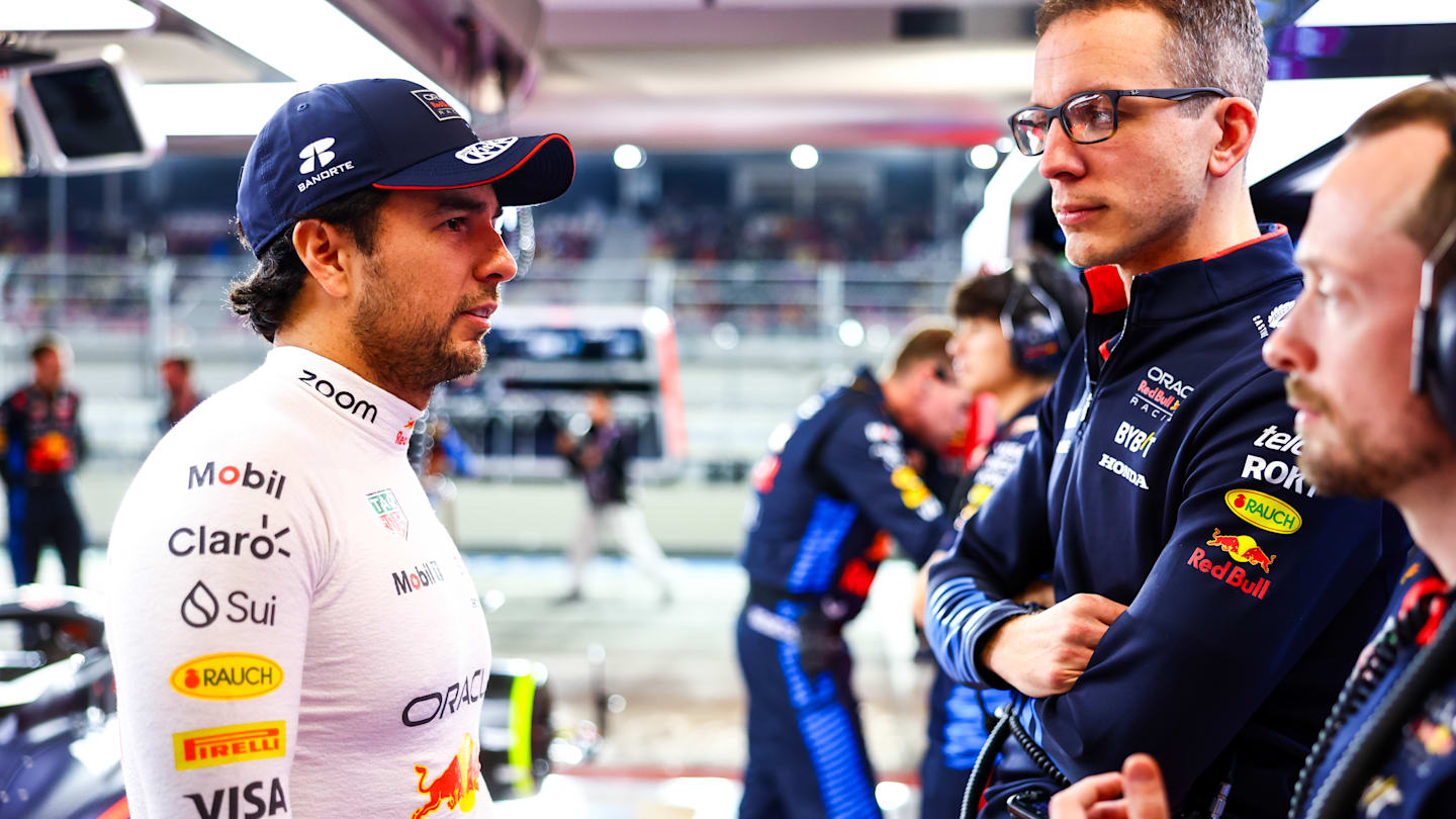 ABU DHABI, UNITED ARAB EMIRATES - DECEMBER 08: Sergio Perez of Mexico and Oracle Red Bull Racing