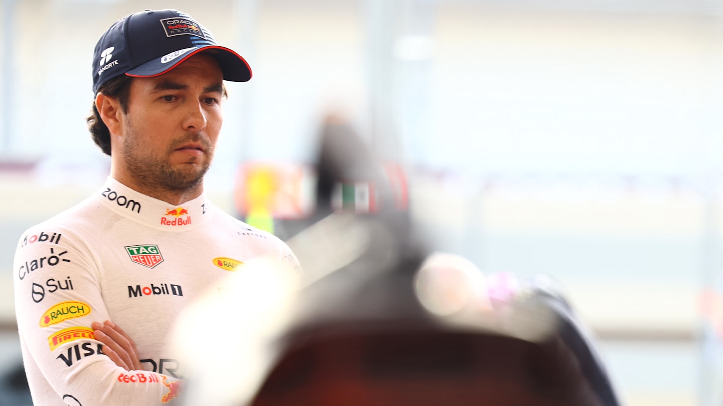 LUSAIL CITY, QATAR - NOVEMBER 30: Sergio Perez of Mexico and Oracle Red Bull Racing prepares to