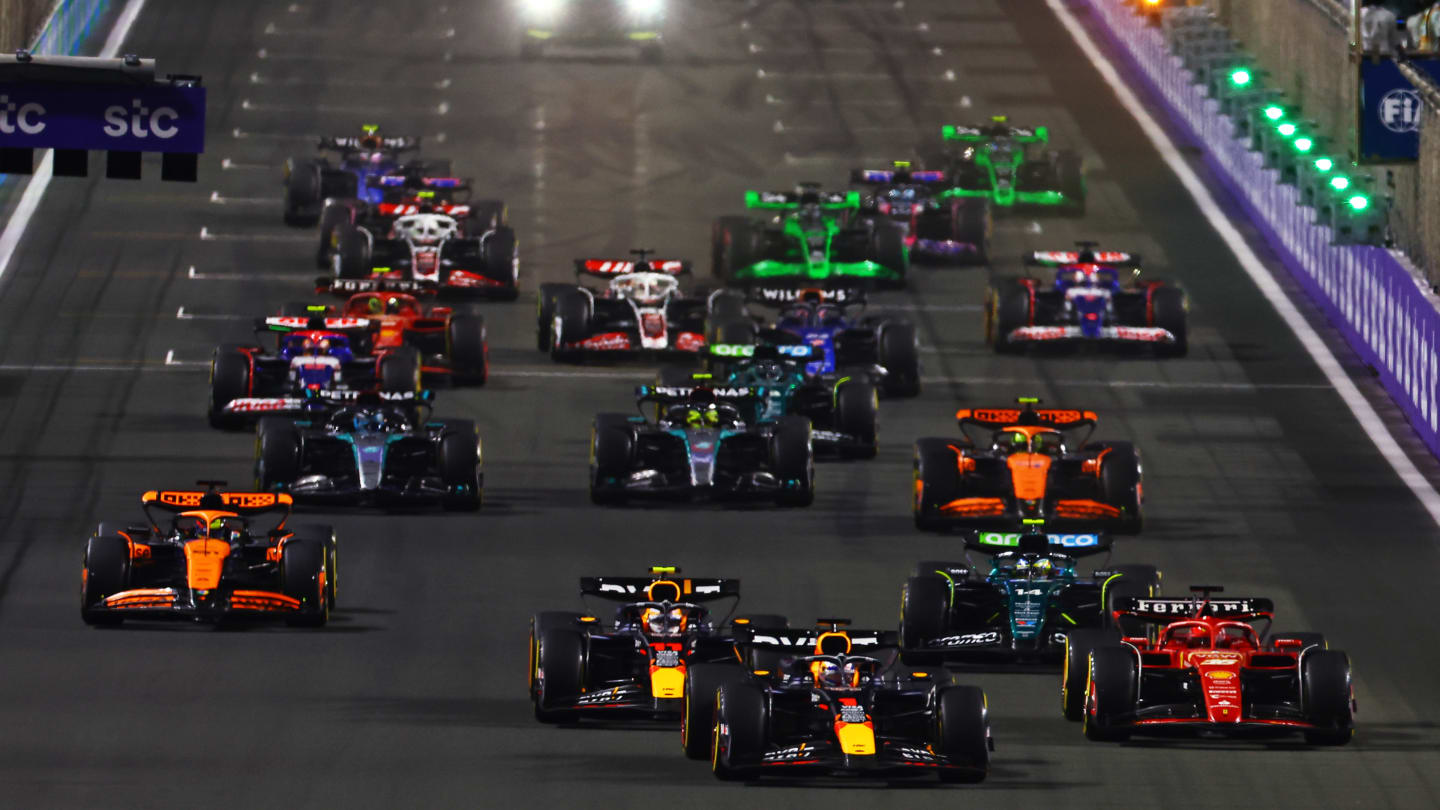 JEDDAH, SAUDI ARABIA - MARCH 09: Max Verstappen of the Netherlands driving the (1) Oracle Red Bull