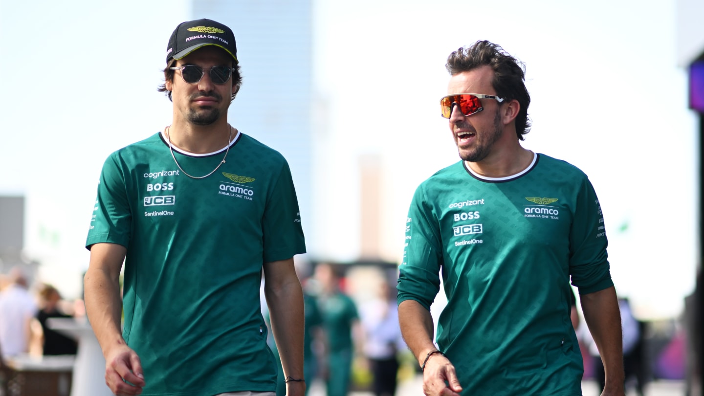 JEDDAH, SAUDI ARABIA - MARCH 07: Lance Stroll of Canada and Aston Martin F1 Team and Fernando