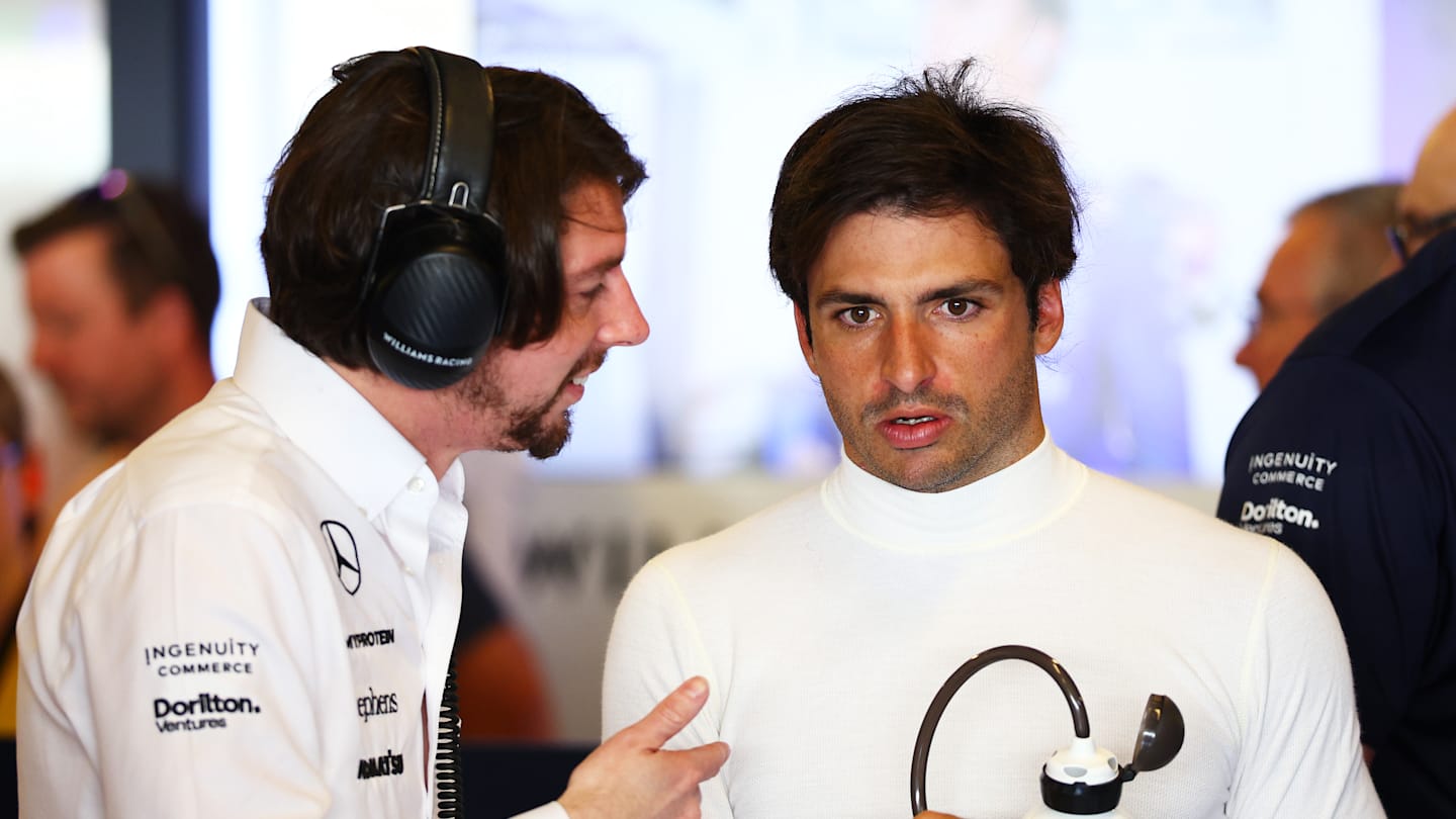ABU DHABI, UNITED ARAB EMIRATES - DECEMBER 10: Carlos Sainz of Spain and Williams looks on in the