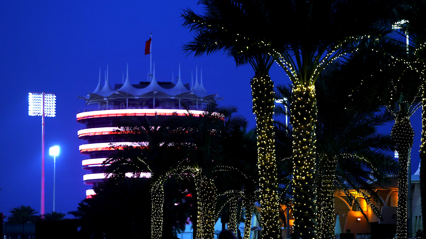 BAHRAIN, BAHRAIN - FEBRUARY 20: A general view of the paddock ahead of F1 Testing at Bahrain