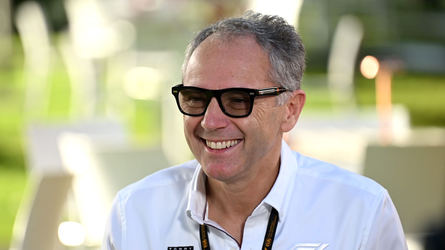 MELBOURNE, AUSTRALIA - MARCH 14: Stefano Domenicali, CEO of the Formula One Group looks on prior to
