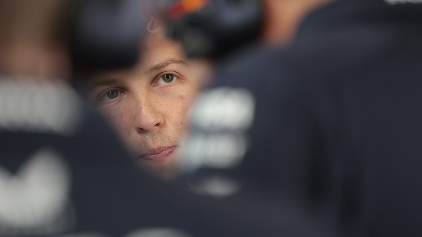SHANGHAI, CHINA - MARCH 23: Liam Lawson of New Zealand and Oracle Red Bull Racing looks on during