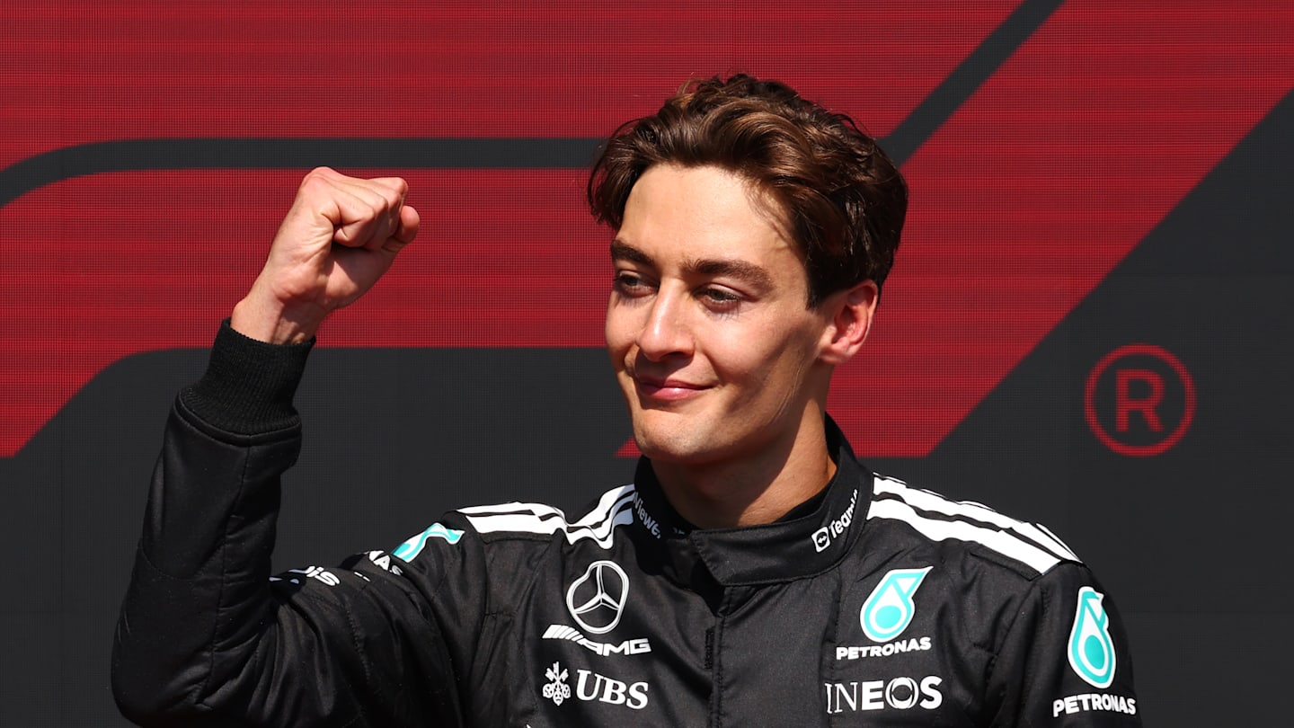 MONTREAL, QUEBEC - 15 GIUGNO: Il vincitore della gara George Russell della Gran Bretagna e Mercedes AMG Petronas