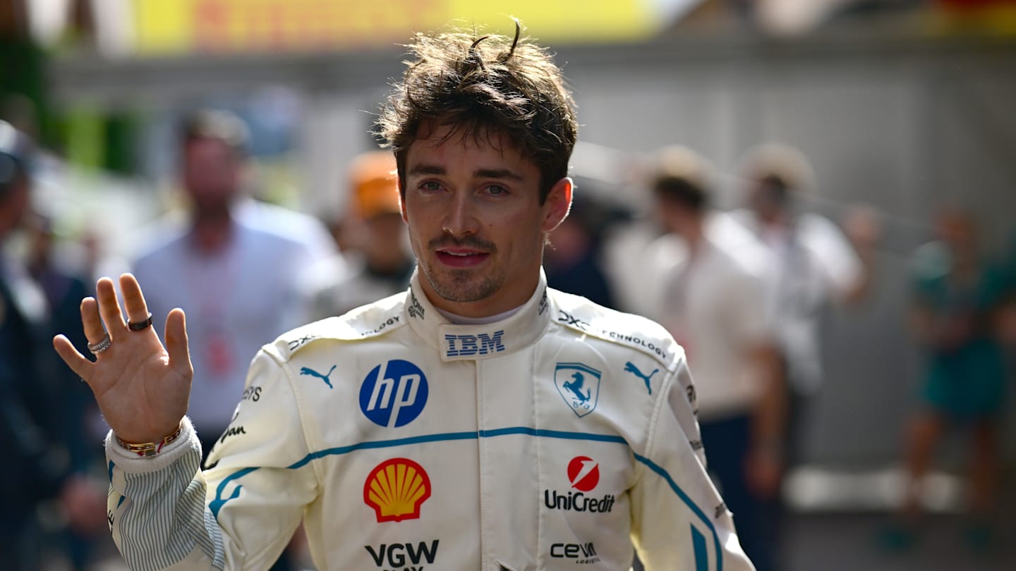 MONTE-CARLO, MONACO - MAY 24: Second placed qualifier Charles Leclerc of Monaco and Scuderia
