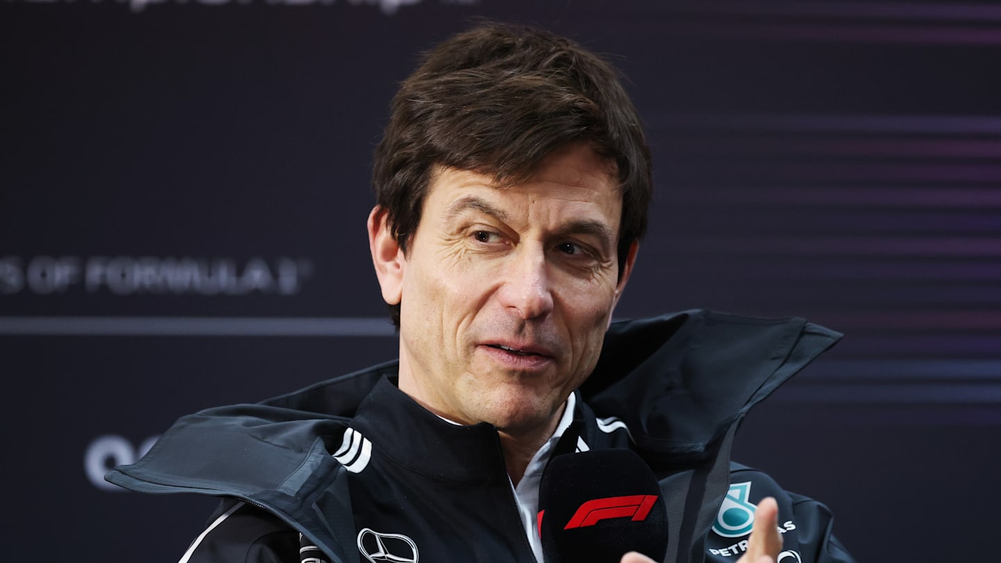 BAHRAIN, BAHRAIN - FEBRUARY 27: Toto Wolff, Executive Director of Mercedes AMG Petronas F1 Team is