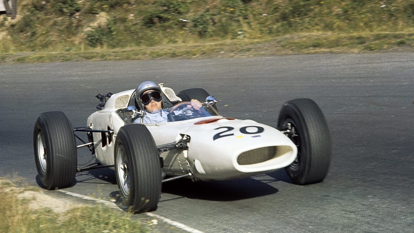 Honda made their first F1 appearance with Ronnie Bucknum at the Nurburgring in 1964