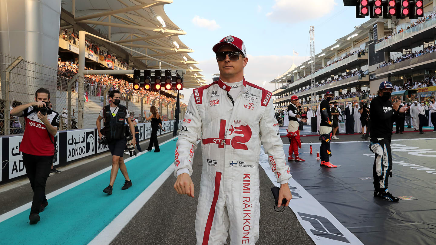 ABU DHABI, UNITED ARAB EMIRATES - DECEMBER 12: Kimi Raikkonen of Finland and Alfa Romeo Racing