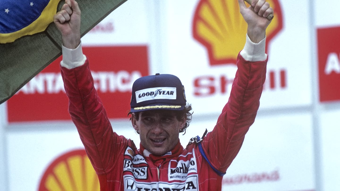 Ayrton Senna, McLaren-Honda MP4/6, Grand Prix of Brazil, Autodromo Jose Carlos Pace, Interlagos,