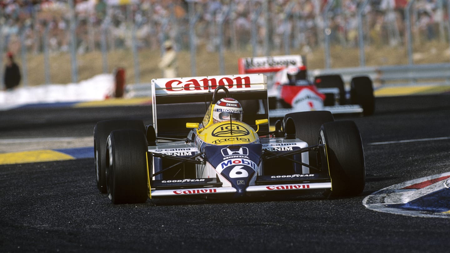 Nelson Piquet, Alain Prost, Williams-Honda FW11B, McLaren-TAG MP4/3, Grand Prix of France, Circuit