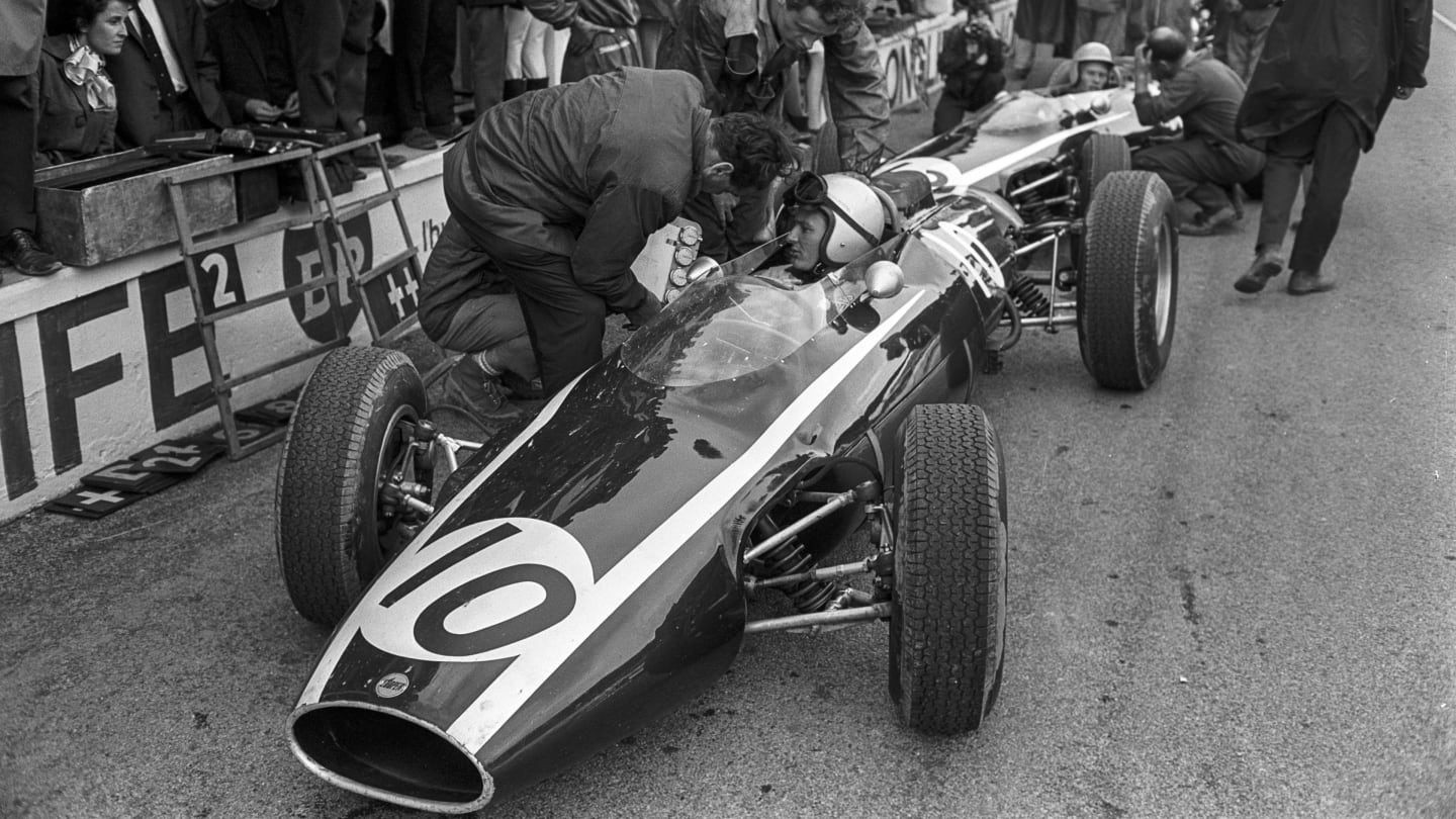 Bruce McLaren, Cooper-Climax T66, Grand Prix of France, Reims-Gueux, 30 June 1963. (Photo by