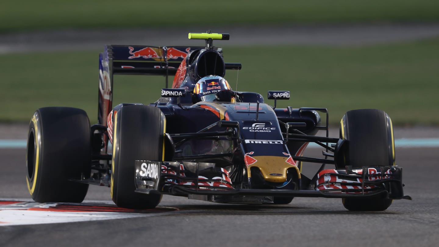 ABU DHABI, UNITED ARAB EMIRATES - NOVEMBER 27:  Carlos Sainz of Spain driving the (55) Scuderia