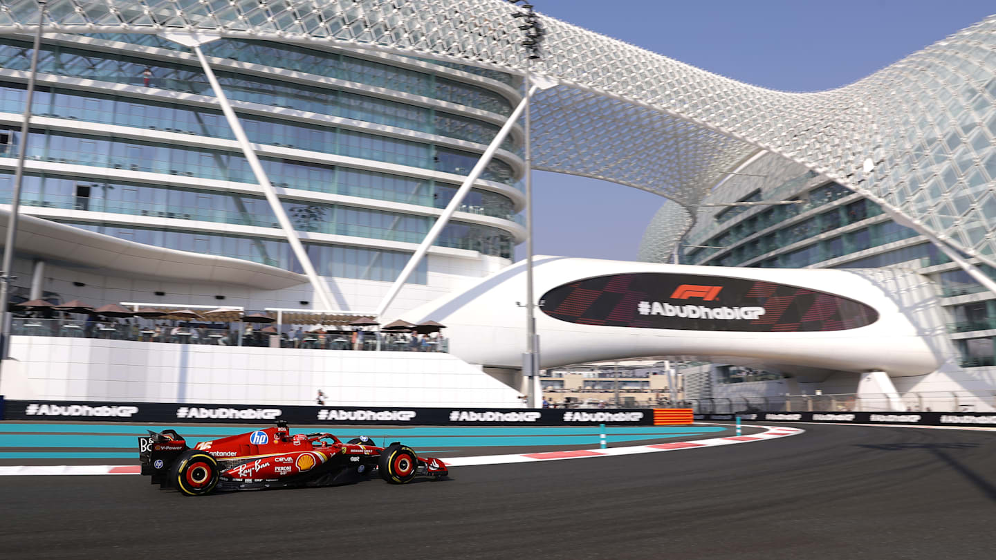ABU DHABI, UNITED ARAB EMIRATES - DECEMBER 06: Arthur Leclerc of Monaco driving the (39) Ferrari