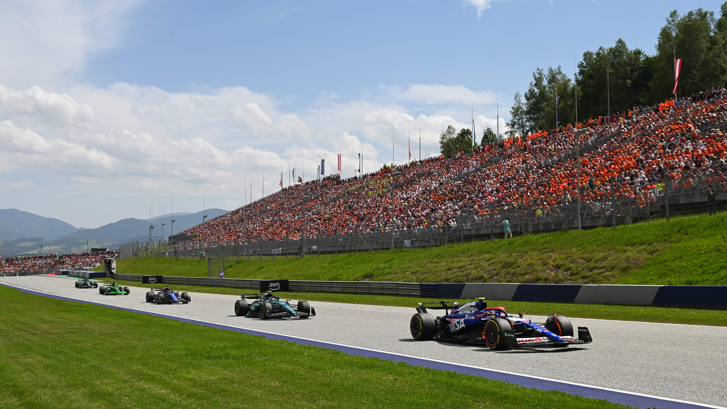 SPIELBERG, AUSTRIA - JUNE 30: A general view of the drivers parade prior to the F1 Grand Prix of