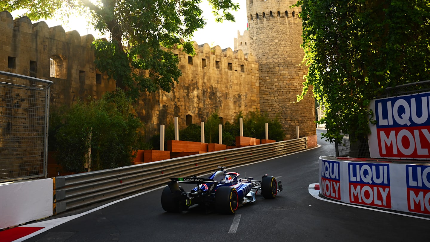 BAKU, AZERBAIJAN - SEPTEMBER 13: Pierre Gasly of France driving the (10) Alpine F1 A524 Renault on