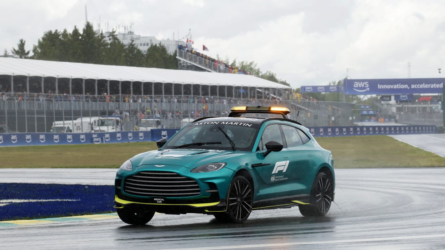 MONTREAL, QUEBEC - JUNE 09: The FIA Safety Car on track during the F1 Grand Prix of Canada at