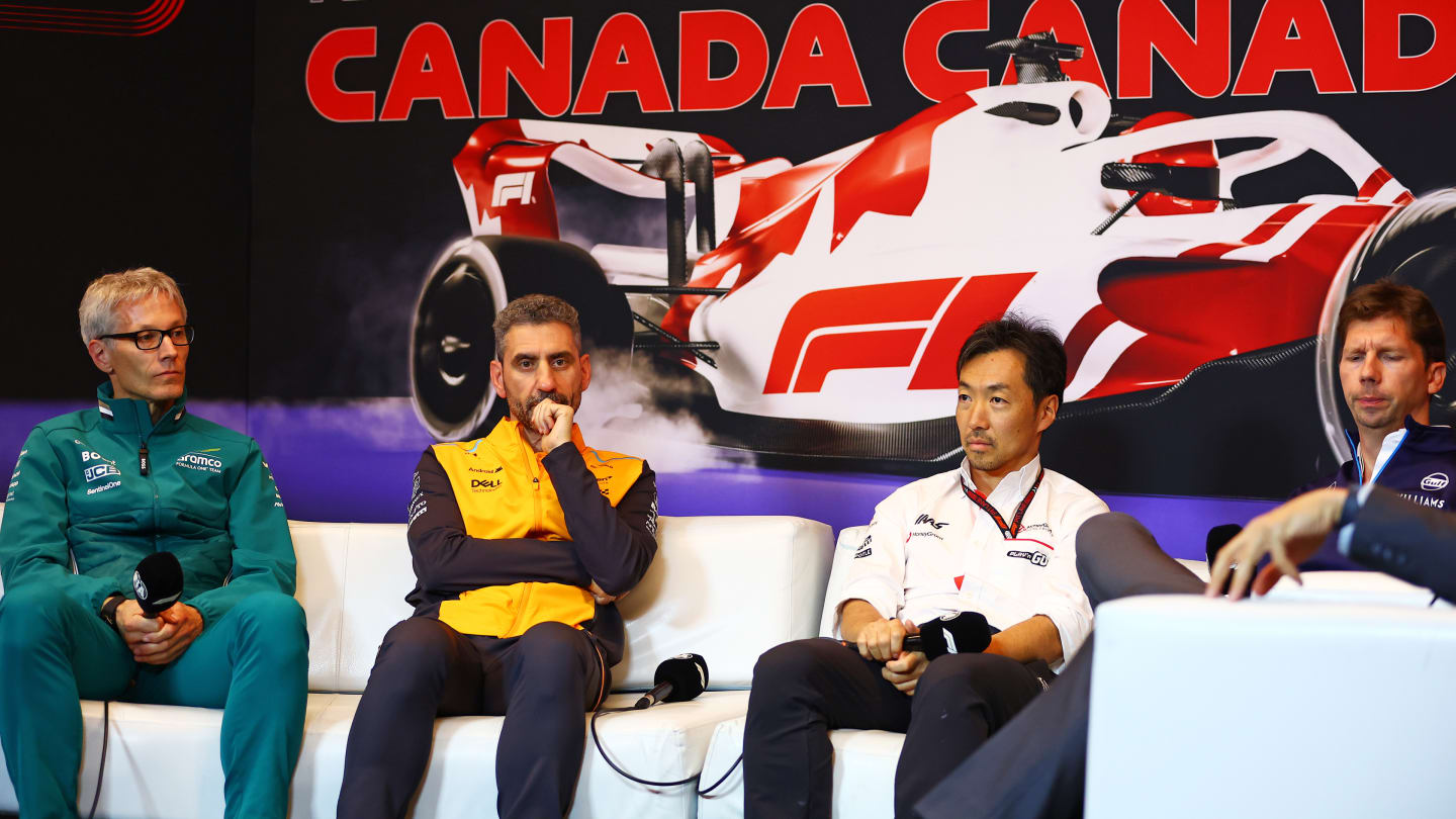 MONTREAL, QUEBEC - JUNE 07: Mike Krack, Team Principal of the Aston Martin F1 Team, McLaren Team