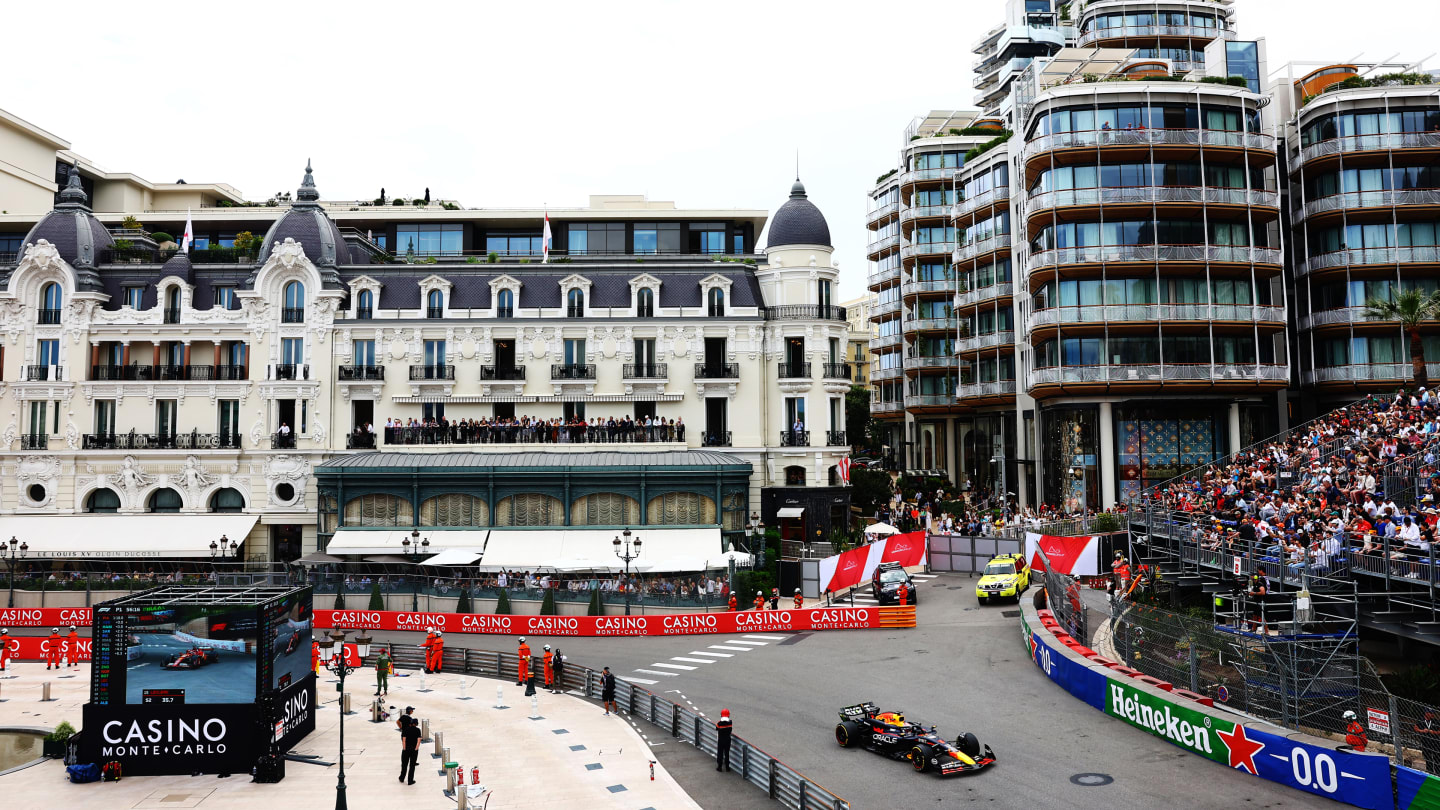 MONTE-CARLO, MONACO - MAY 24: Max Verstappen of the Netherlands driving the (1) Oracle Red Bull