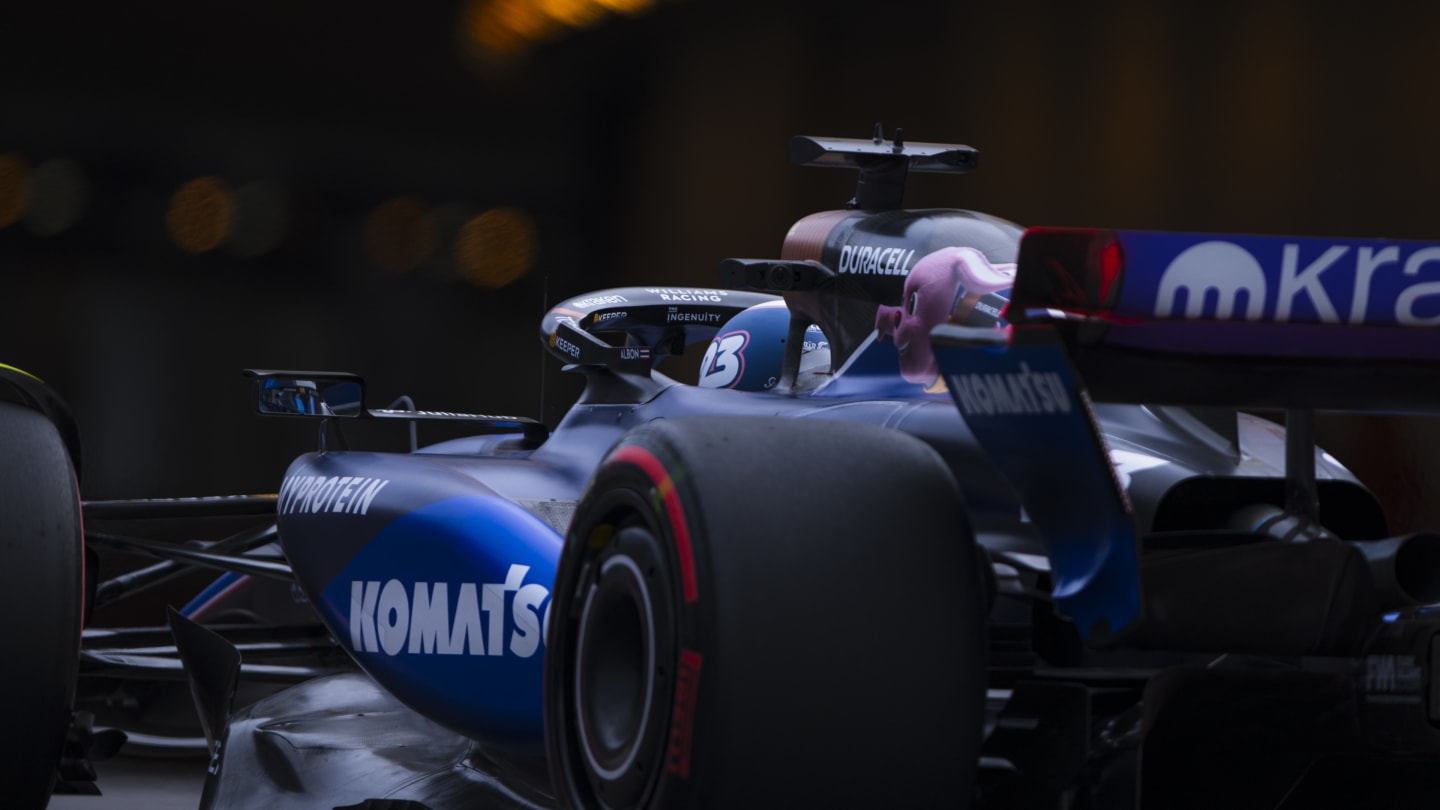 MONTE-CARLO, MONACO - MAY 24: Alexander Albon of Thailand driving the (23) Williams FW46 Mercedes