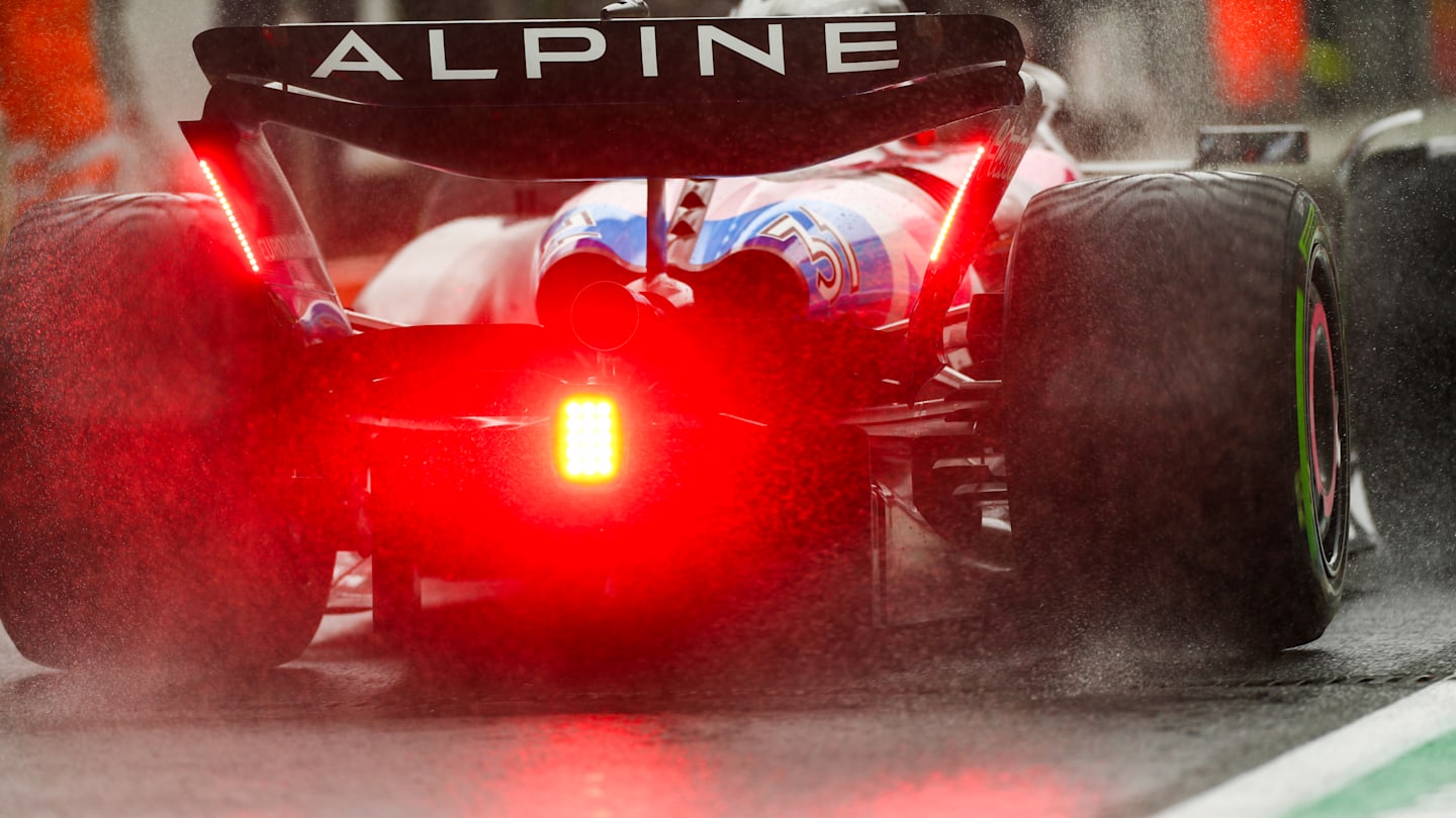 ZANDVOORT, NETHERLANDS - AUGUST 24: Pierre Gasly of Alpine and France  during practice/qualifying