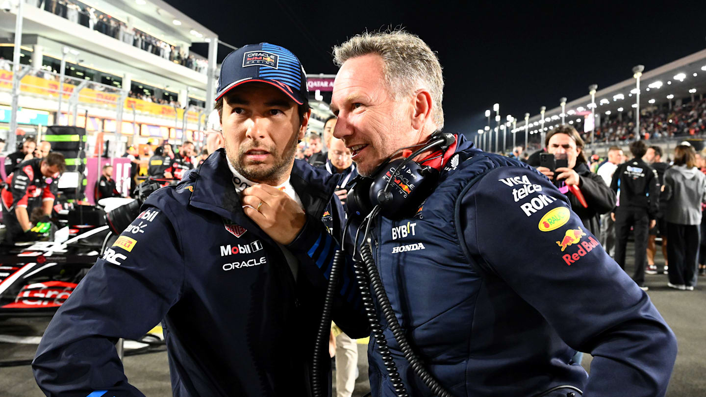 LUSAIL CITY, QATAR - DECEMBER 01: Sergio Perez of Mexico and Oracle Red Bull Racing and Oracle Red