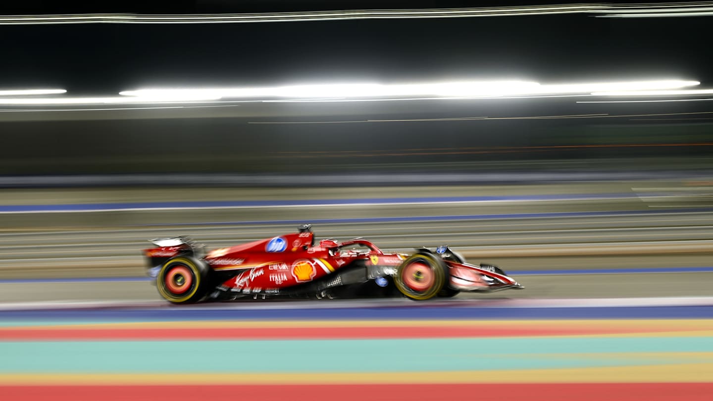LUSAIL CITY, QATAR - NOVEMBER 30: Charles Leclerc of Monaco driving the (16) Ferrari SF-24 on track