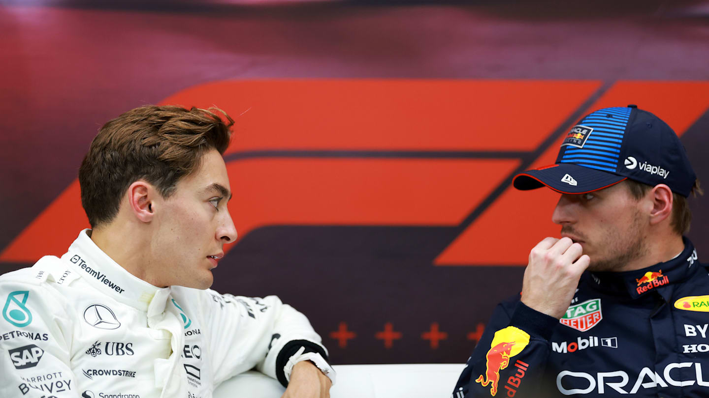 LUSAIL CITY, QATAR - NOVEMBER 30: Pole position qualifier Max Verstappen of the Netherlands and
