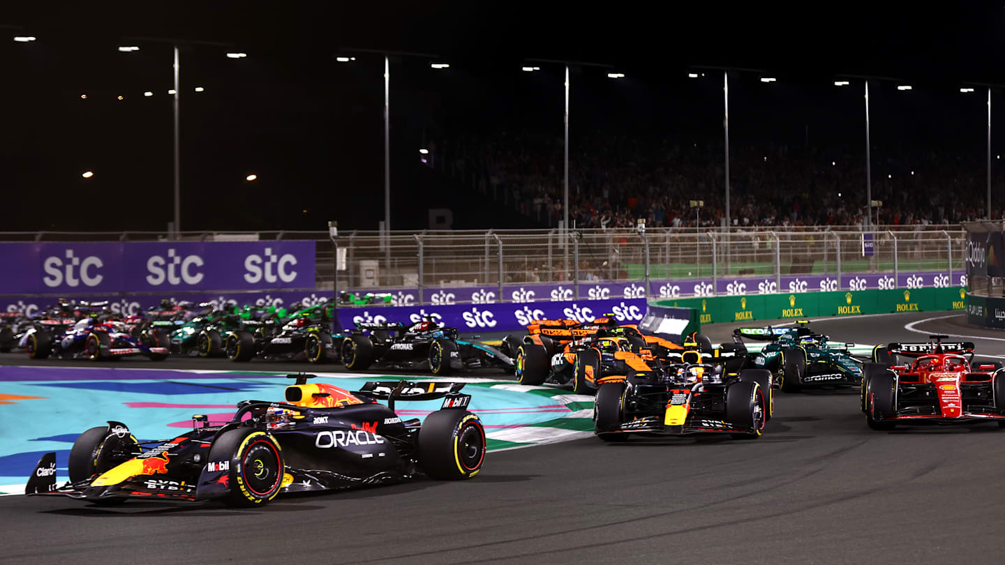 JEDDAH, SAUDI ARABIA - MARCH 09: Max Verstappen of the Netherlands driving the (1) Oracle Red Bull