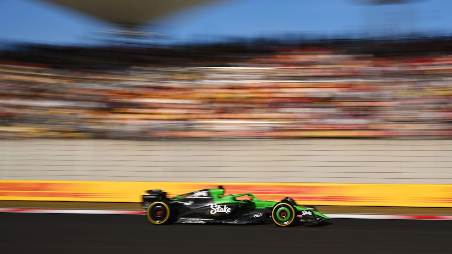 SHANGHAI, CHINA - MARCH 21: Nico Hulkenberg of Germany driving the (27) Kick Sauber C45 Ferrari on