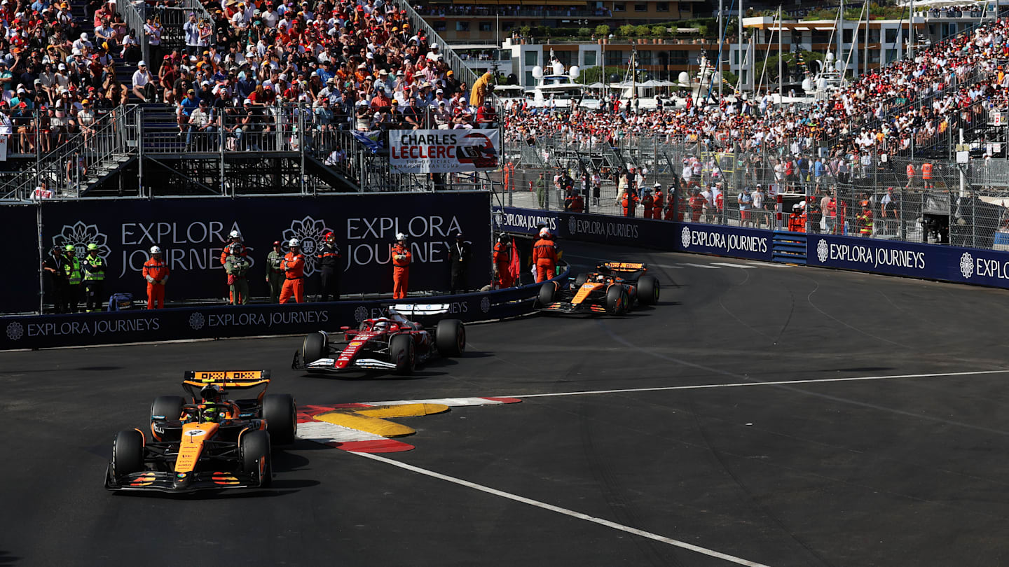 MONTE-CARLO, MONACO - MAY 24: Yuki Tsunoda of Japan driving the (22) Oracle Red Bull Racing RB21 on