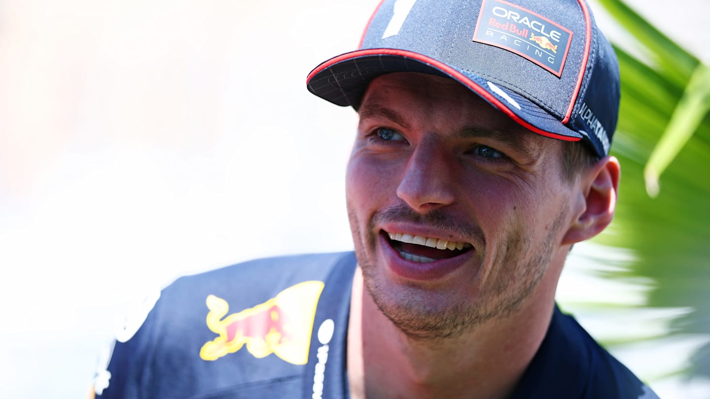 MONTE-CARLO, MONACO - MAY 22: Max Verstappen of the Netherlands and Oracle Red Bull Racing laughs