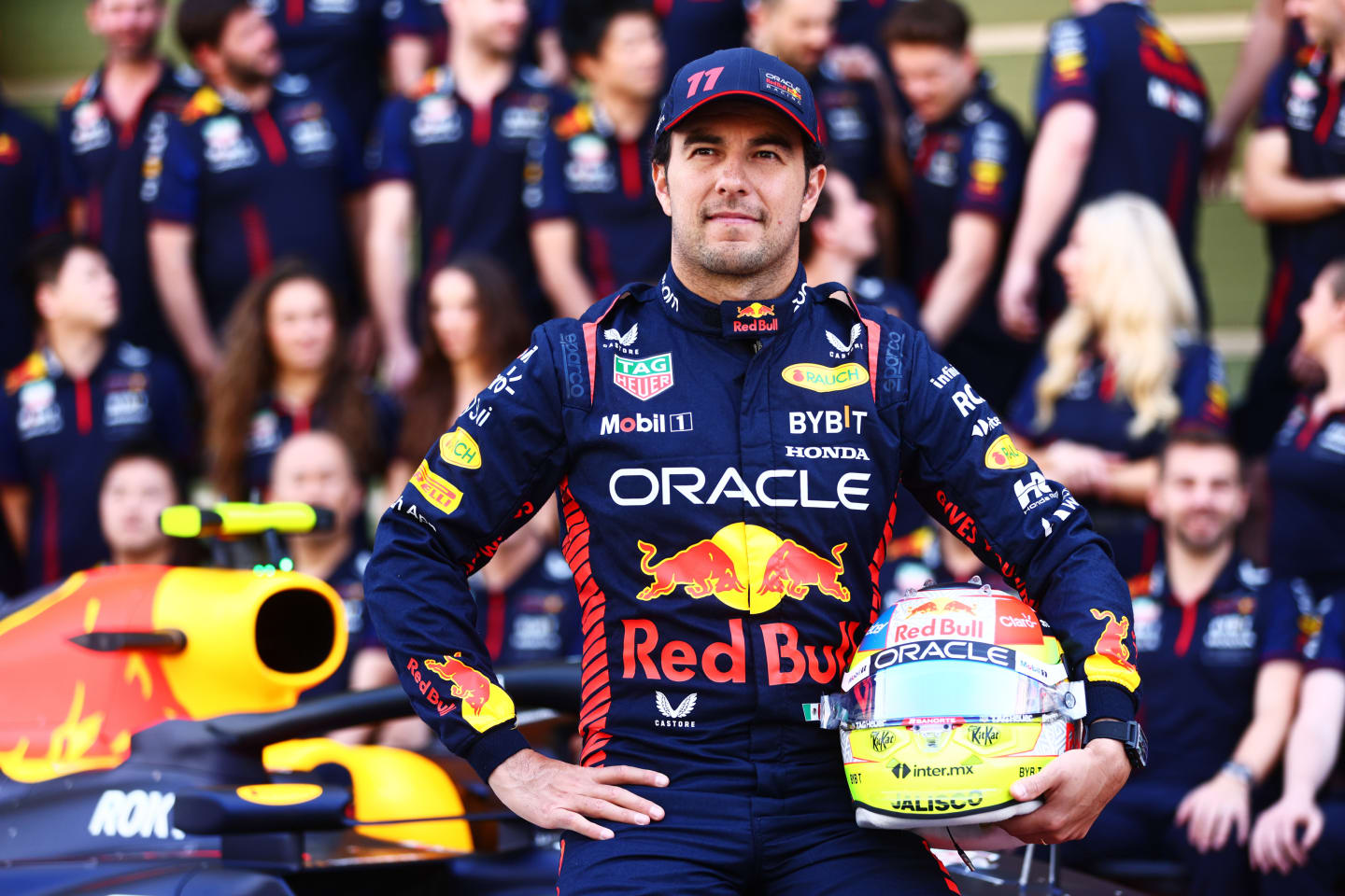 ABU DHABI, UNITED ARAB EMIRATES - NOVEMBER 26: Sergio Perez of Mexico and Oracle Red Bull Racing