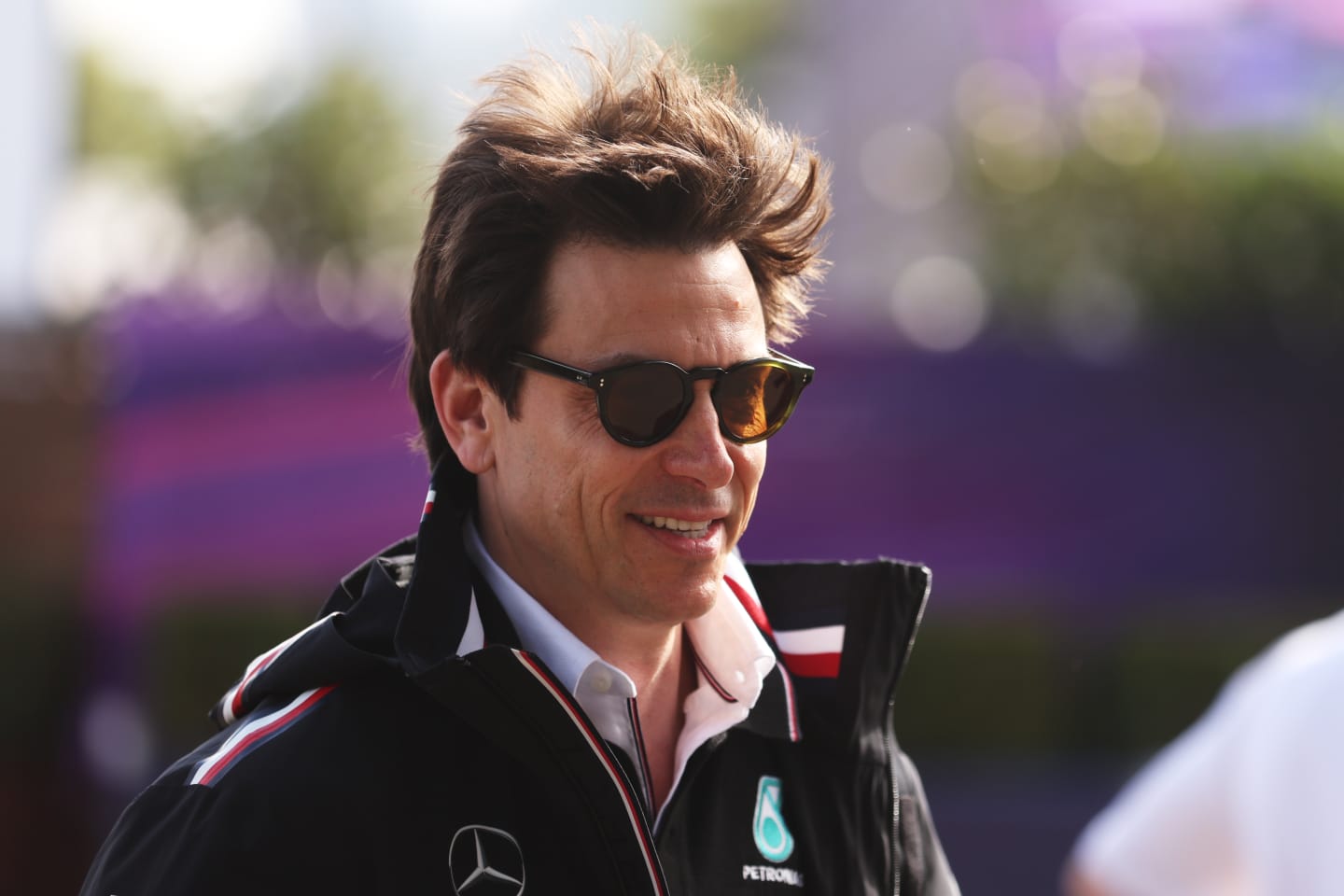 MELBOURNE, AUSTRALIA - MARCH 31: Mercedes GP Executive Director Toto Wolff walks in the Paddock