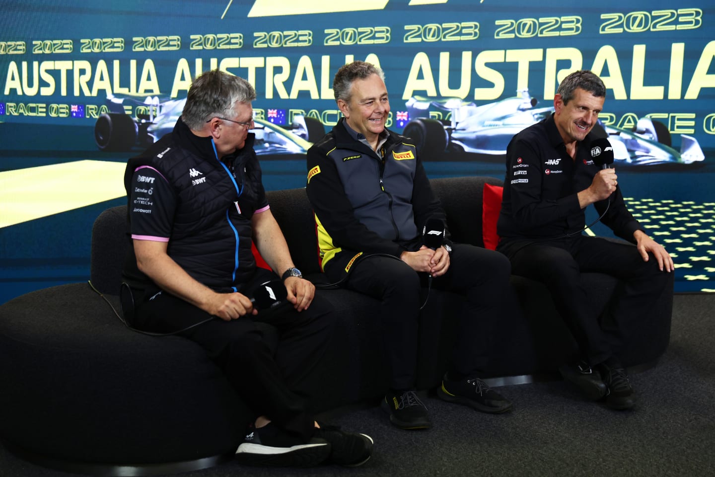 MELBOURNE, AUSTRALIA - MARCH 31: Otmar Szafnauer, Team Principal of Alpine F1, Director of Pirelli