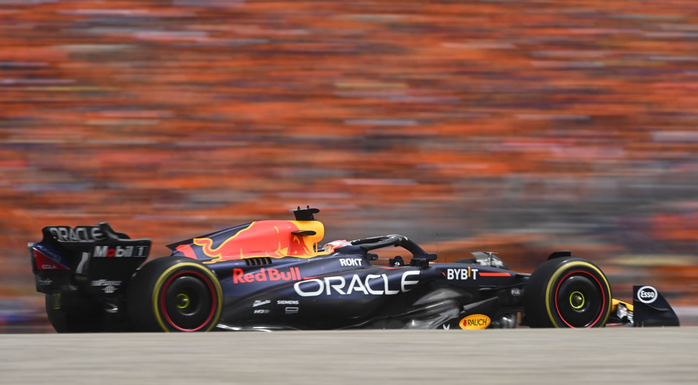 SPIELBERG, AUSTRIA - JULY 02: Max Verstappen of the Netherlands driving the (1) Oracle Red Bull