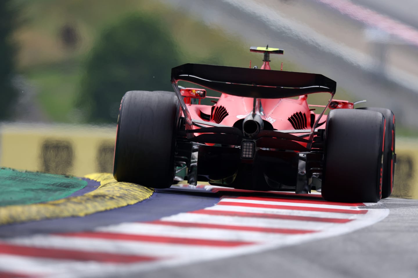 SPIELBERG, AUSTRIA - JUNE 30: Carlos Sainz of Spain driving (55) the Ferrari SF-23 on track during
