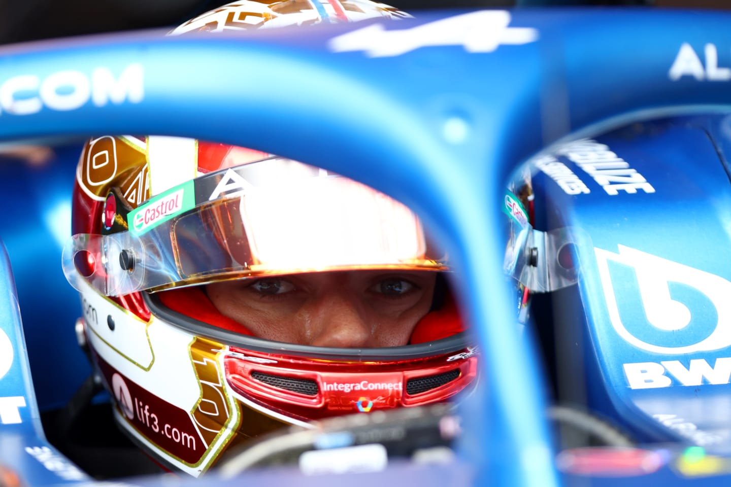 SPIELBERG, AUSTRIA - JUNE 30: Pierre Gasly of France and Alpine F1 prepares to drive during