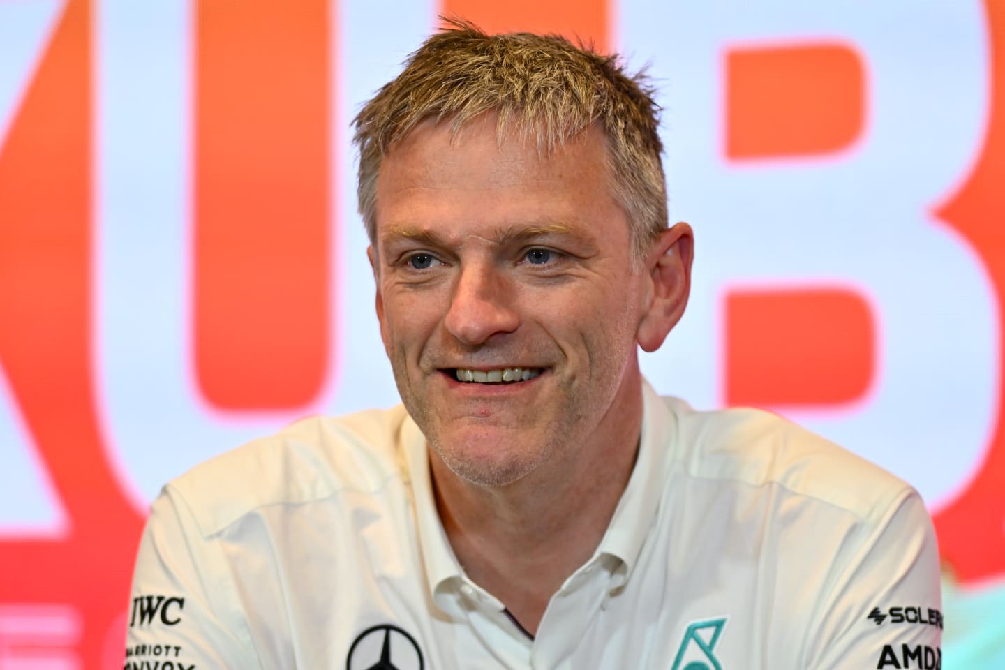 BAKU, AZERBAIJAN - APRIL 28: James Allison, Technical Director at Mercedes GP attends the Team