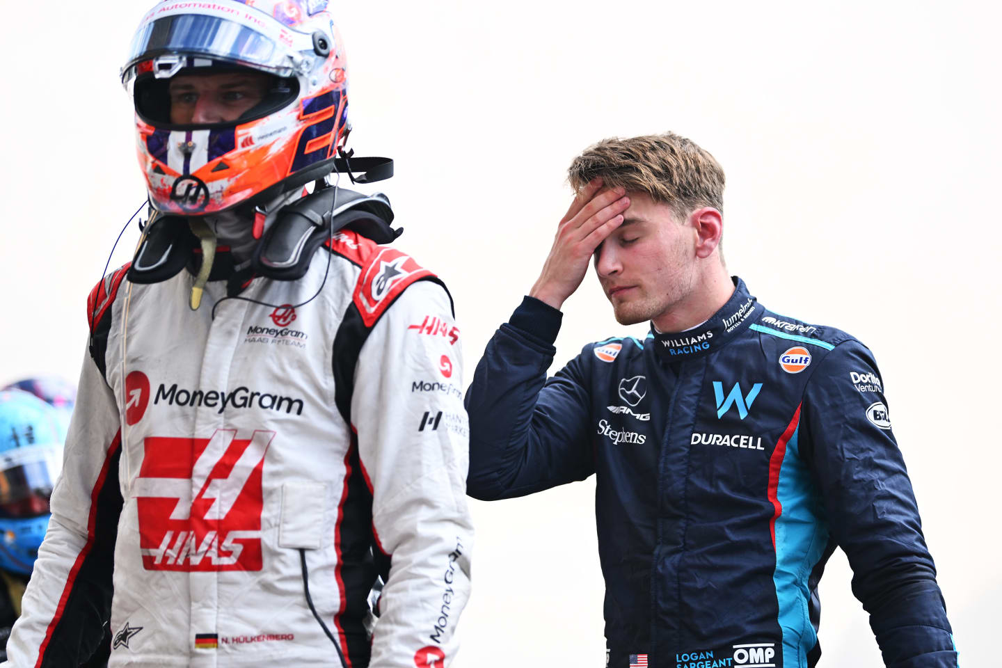 SPA, BELGIUM - JULY 30: 17th placed Logan Sargeant of United States and Williams reacts following