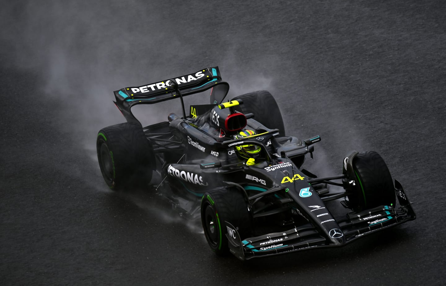 SPA, BELGIUM - JULY 29: Lewis Hamilton of Great Britain driving the (44) Mercedes AMG Petronas F1