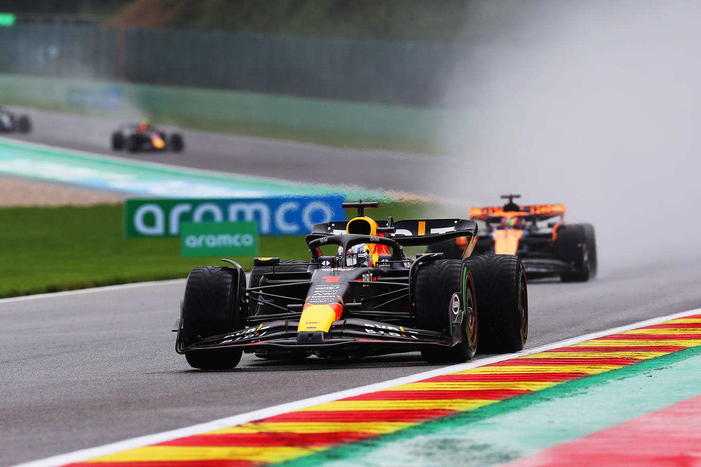 SPA, BELGIUM - JULY 29: Max Verstappen of the Netherlands driving the (1) Oracle Red Bull Racing