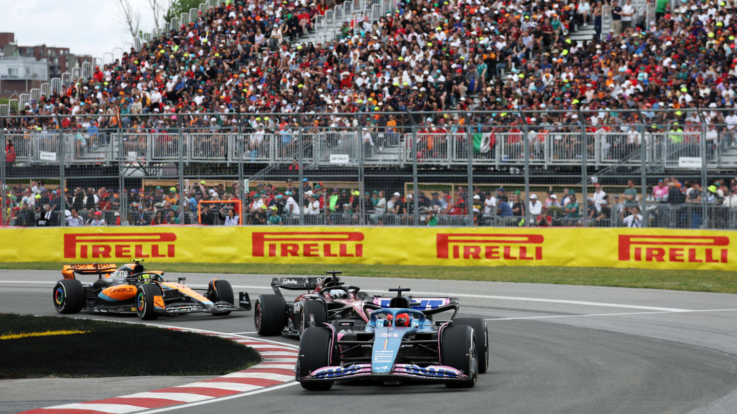 MONTREAL, QUEBEC - JUNE 18: Lando Norris of Great Britain and McLaren looks on on the grid prior to