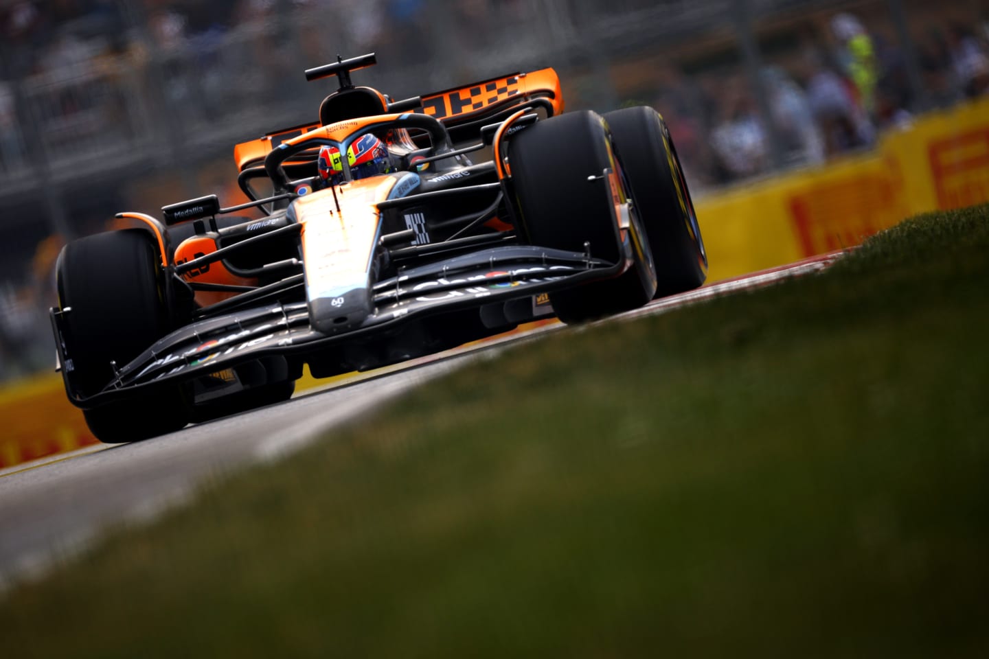 MONTREAL, QUEBEC - JUNE 16: Oscar Piastri of Australia driving the (81) McLaren MCL60 Mercedes on track during practice ahead of the F1 Grand Prix of Canada at Circuit Gilles Villeneuve on June 16, 2023 in Montreal, Quebec. (Photo by Jared C. Tilton/Getty Images)