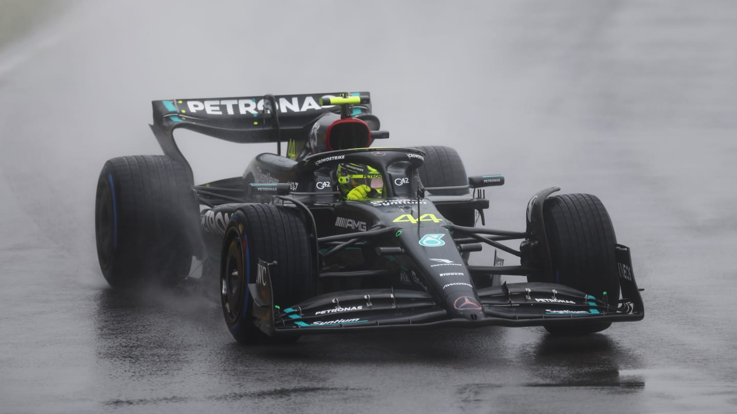 MONTREAL, QUEBEC - JUNE 17: Lewis Hamilton of Great Britain driving the (44) Mercedes AMG Petronas